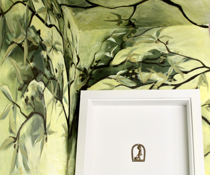 Dschungel im Hotel [Wandmalerei]