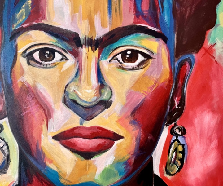 Frida Kahlo was here [Wandmalerei]
