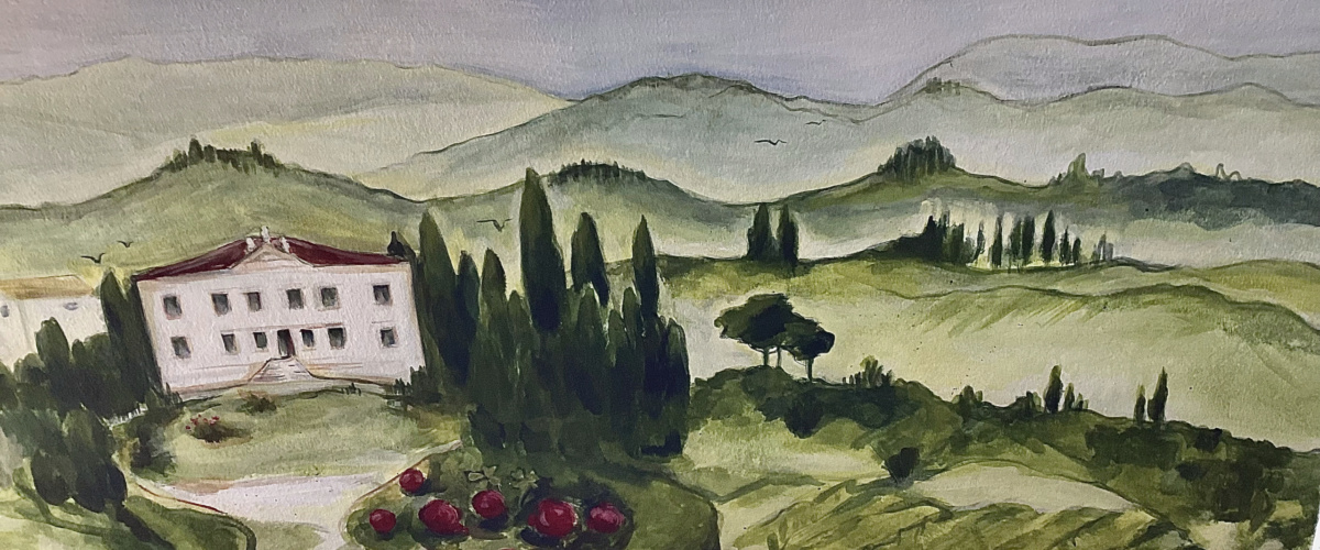 Toskana auf dem Balkon