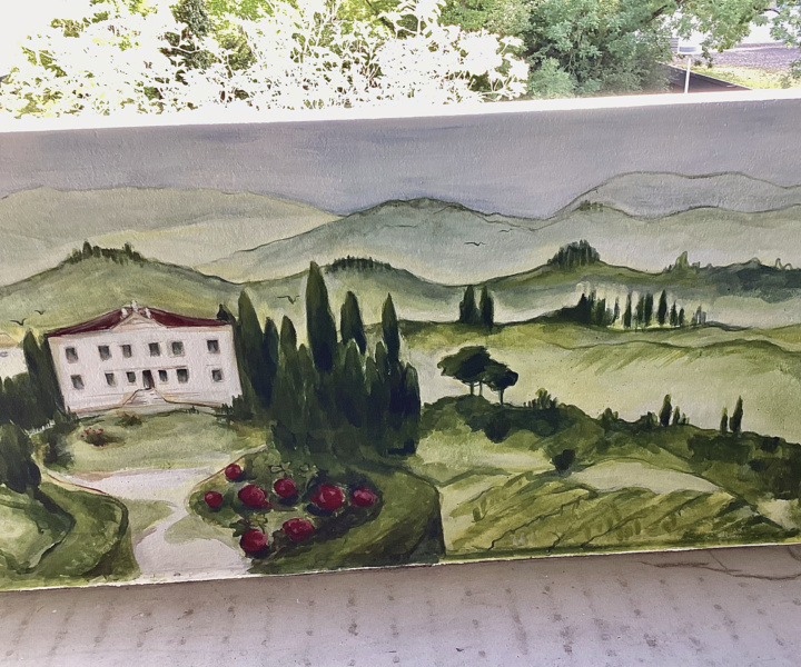 Toskana auf dem Balkon