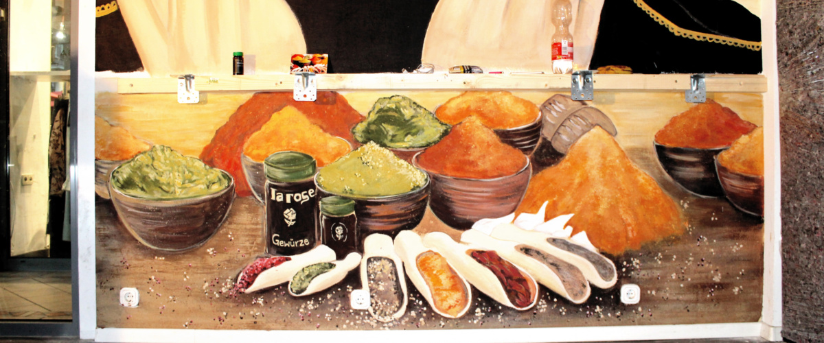 Das rote Gold [Wandmalerei]